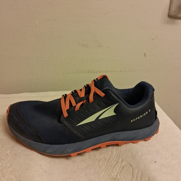 Women's ALTRA SUPERIOR 5 Navy and Orange Athletic Shoes size 7.5 - Picture 8 of 16